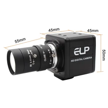 ELP de Alta Velocidade 3840x2160 Mjpeg 30fps 4K de Segurança do CCTV do USB Webcam Câmera com Zoom Manual Varifocal lente para Lap top para PC Computador
