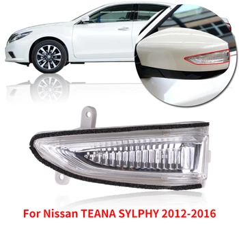 CAPQX Para Nissan TEANA SYLPHY de 2012 a 2016 Lado do Espelho, Vire Sinal de pisca-pisca de Luz Espelho Retrovisor Indicador 26160-3RA0A 26165-3RA0A