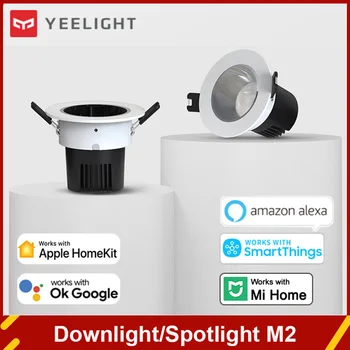 Yeelight Malha Emissor de luz Spotlight M2 de Dimmable-Lâmpada de Casa Inteligente Luz de Controle de APLICATIVO Trabalho com Mihome Google Assistente Homekit 220V