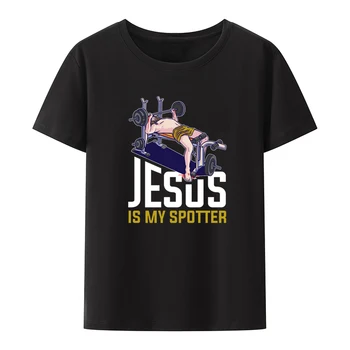 Moda Streetwear Jesus É o Meu Auxiliares de Impressão Camiseta Novidade Humor de Lazer O-pescoço Homens T-Shirt Legal Moda de Rua Tshirt