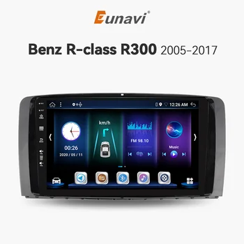 Eunavi 2 Din Android Auto Rádio Para a Mercedes Benz AMG R-Classe W251 R300 R280 R320 R350 Carro Player Multimídia GPS Estéreo Carplay