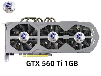 CCTING GTX 560 560 Ti 1GB 2GB Placa de Vídeo GeForce GDDR5 256Bit Placas Gráficas NVIDIA GTX 500 da série Mapa GTX560Ti Dvi VGA Usado