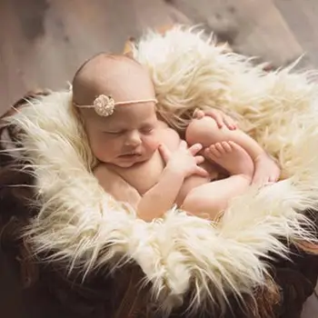Peles de Fotografia Foto Prop Bebê Recém-nascido Cobertor de Lã de Fundo pano de Fundo Tapete Sólido Foto Prop de Fundo para crianças de bebê tapete