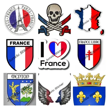 Amo A França Bandeira Adesivo Decalque Casa Orgulho De Viagem De Carro, Caminhão, Van Pára-Choques Janela Laptop Parede De Um Capacete De Motociclista Adesivo Acessórios