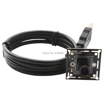 720P Webcam pequeno Módulo CMOS OV9712 1280X720 100 com lente de grau PCB micro usb cftv módulo da câmera