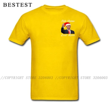Presidente da T-shirt dos Homens de Presente de Natal Tshirt Fazer o Natal Grande Novamente Topos & Tees de Donald Trump, T-Shirts de Impressão 3D Verde Roupa Vermelha