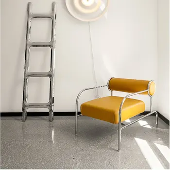 O Design de uma Relaxante Sala de estar Cadeiras Preguiçosas Sofá Moderno e Minimalista, Sala de estar, Cadeiras de Salão Cadeiras Mobiliário de Varanda WZ50KT
