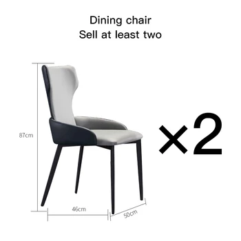 Alto Trás Designer Nórdicos Cadeira de Jantar Moderna e Minimalista Café Quarto de Vestir Banquinho Estofado Varanda com mobiliário de casa GY50DC