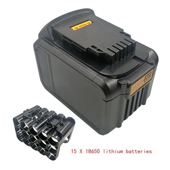 5X DCB200 15X18650 Bateria do Li-Íon de Plástico de Caso da Habitação Para Dewalt 18V 20V DCB203 DCB204