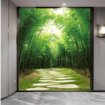 beibehang papel de parede Personalizado 3d foto mural fresco greenway entrada do corredor decorativos papéis de parede para sala de estar em 3d papel de parede