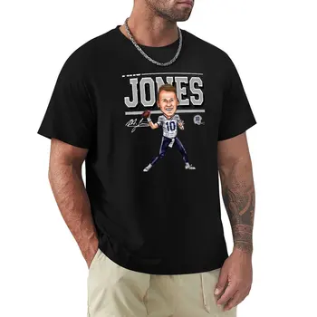 Mac Jones cartoon T-Shirt engraçada t-shirts personalizadas t-shirts personalizadas t-shirt estética roupas dos Homens t-shirt de algodão