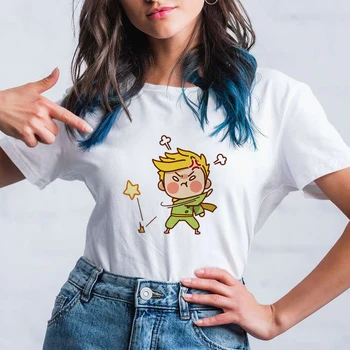 2021 França das Mulheres T-Shirt Espaço Pequeno Príncipe Gráfico Streetwear Melhores Amigos T-shirt da Moda Casual Conto de Fadas Bonito Tshirt