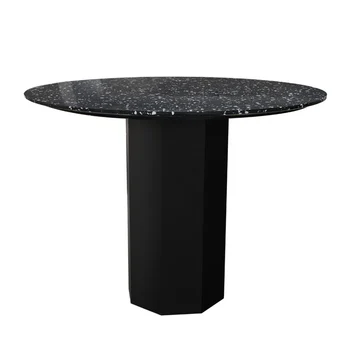 Nordic luxo moderno de ferro mesa de café, sala tijoleira superior de café redonda mesa de mármore natural atacado de personalização