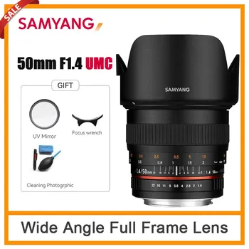Samyang 50mm F1.4 COMO UMC Full Frame Padrão de Lente Para Sony E Canon EF-M Nikon M4/3 Pentax K Montagem de Lentes de Câmera