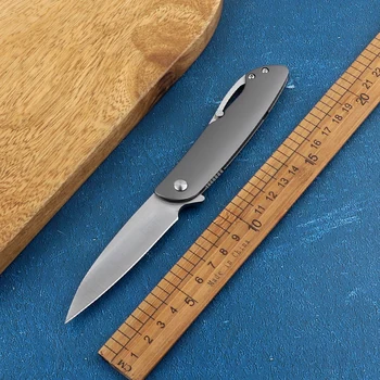 K240XXP faca dobrável 8Cr13Mov lâmina de punho de aço inoxidável do bolso faca dobrável alta dureza de sobrevivência ao ar livre de carga fol