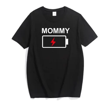 Família De Verão De Correspondência De Camiseta De Manga Curta Superior Causal Mulher Camiseta Mamãe Papai Amante Gráfico T-Shirts
