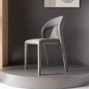 Glamping Escritório de Jantar Cadeiras Design Moderno Casamento Sotaque Cadeiras de Couro de Jogos Chaises Salle Manjedoura Mobiliário de Casa PX50DC