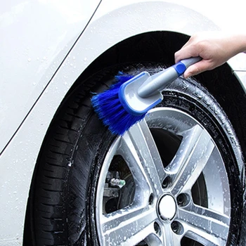Portátil Pneu de Carro Escova de Limpeza Roda de Limpeza da Escova de Lavar roupa Ferramenta para Auto Carro