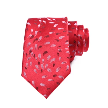 Luxo 7CM Mens Gravata Vermelha C/ Floral Pontos Ascot Laços Para o Homem de Casamento de Poliéster, Seda Plastrão de Negócios Acessórios de Festa