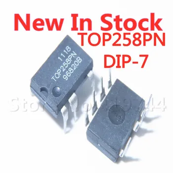 5PCS/LOTE com 100% de Qualidade TOP258PN TOP258P DIP-7 TOP258 LCD de gerenciamento de energia do chip Em Estoque Novo Original