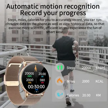 LIGE Nova Chamada Bluetooth Smart watch Homens Ecrã Táctil de Esportes Fitness Tracker Impermeável Relógio Inteligente Senhoras Smart Watch Mulheres