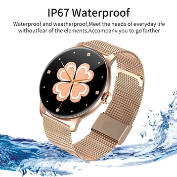LIGE Nova Chamada Bluetooth Smart watch Homens Ecrã Táctil de Esportes Fitness Tracker Impermeável Relógio Inteligente Senhoras Smart Watch Mulheres