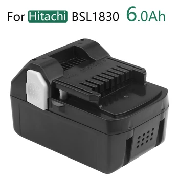 18V 6000Ah do Li-íon Bateria de Substituição para HITACHI BSL1830 BSL1840 BSL1860B BSL1820 Ferramentas de Poder Baterias
