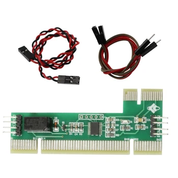 1 Conjunto PCIE Dual Slot PCI Smart Remote Boot Vara Ativar Remoto Inteligente Adaptador de Tomada +Cabo Para o Computador da área de Trabalho