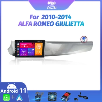 Android 12 para a Alfa Romeo Giulietta 2010 -2014 autoradio Carplay Monitor Multimídia com Tela de navegação Vídeo Estéreo Din GPS wi-FI