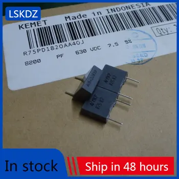 20-100PCS KEMET AV R75 0.0082 uf/630V 8.2 nf 8200pf 8n2 822 nova marca de filme fino de capacitores